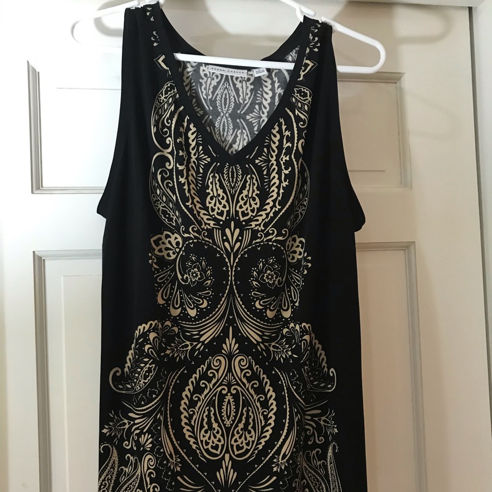 Susan Graver Tank - Cute Graphic Print